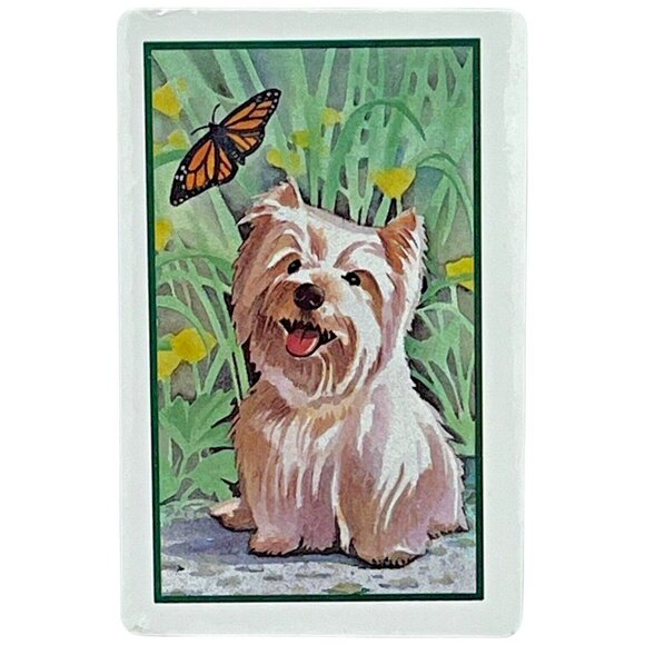 Trump Other - Vintage Trump Playing Cards Terrier Yorkshire Biewer Dog Puppy Sealed Cellophane